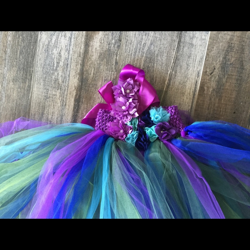 Flower Girl  Super Full Tulle Dress - Picture 6 of 8
